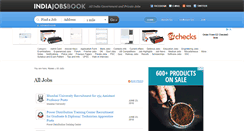 Desktop Screenshot of indiajobsbook.com